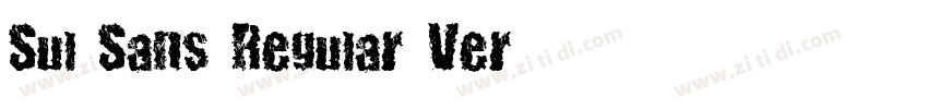 Sul Sans Regular Ver字体转换